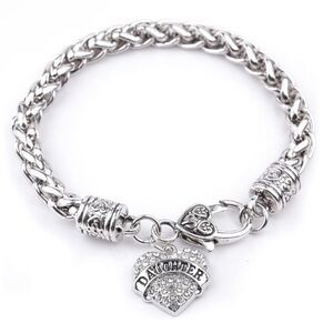 Daughter Silver Gift Bracelet